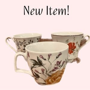 3 Fancy Assorted Tea Cups
